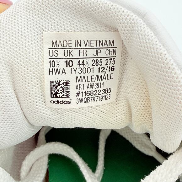 Adidas Advantage Cloudfoam White Green - Size 10.5 main image 9